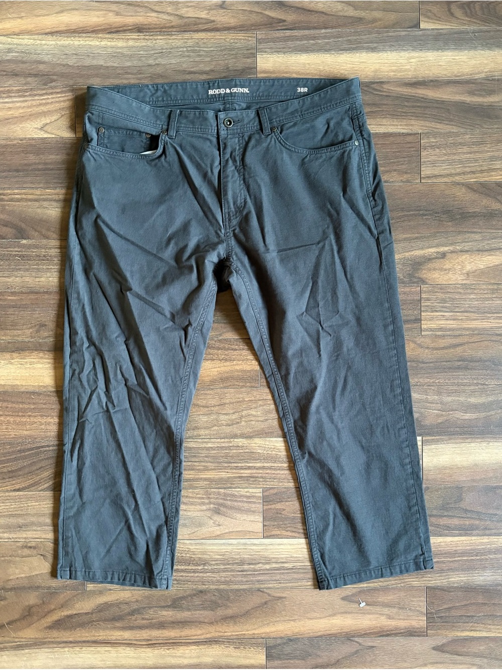 Rodd & Gunn Men's Charcoal Gray Chinos